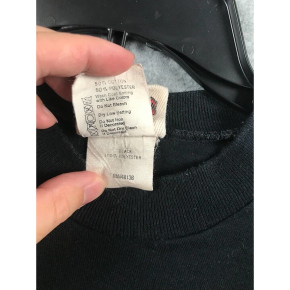 Vintage Nutmeg Mills Sweater Mens Large Black Gray New York Giants NFL Pullover - Picture 7 of 11